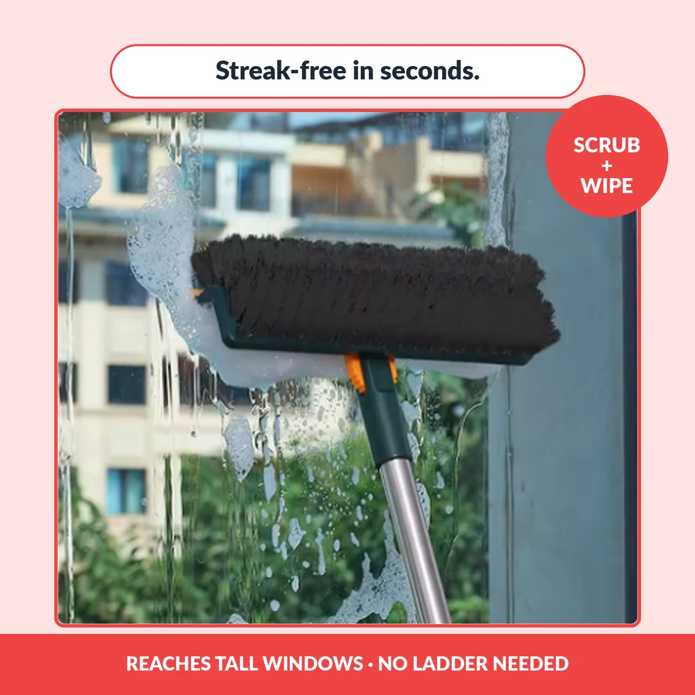 GrubWand™ 3-in-1 Floor & Shower Scrub Brush